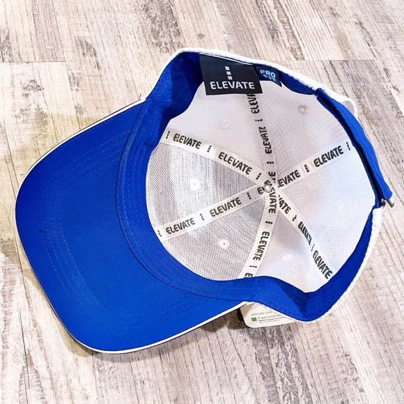 2/$20 Unisex Adjustable Ascend Meshback Ballcap Royal Blue White NWT - Picture 7 of 7